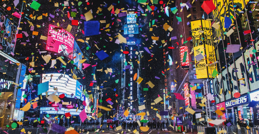 ¡Un estallido de alegría en Times Square!