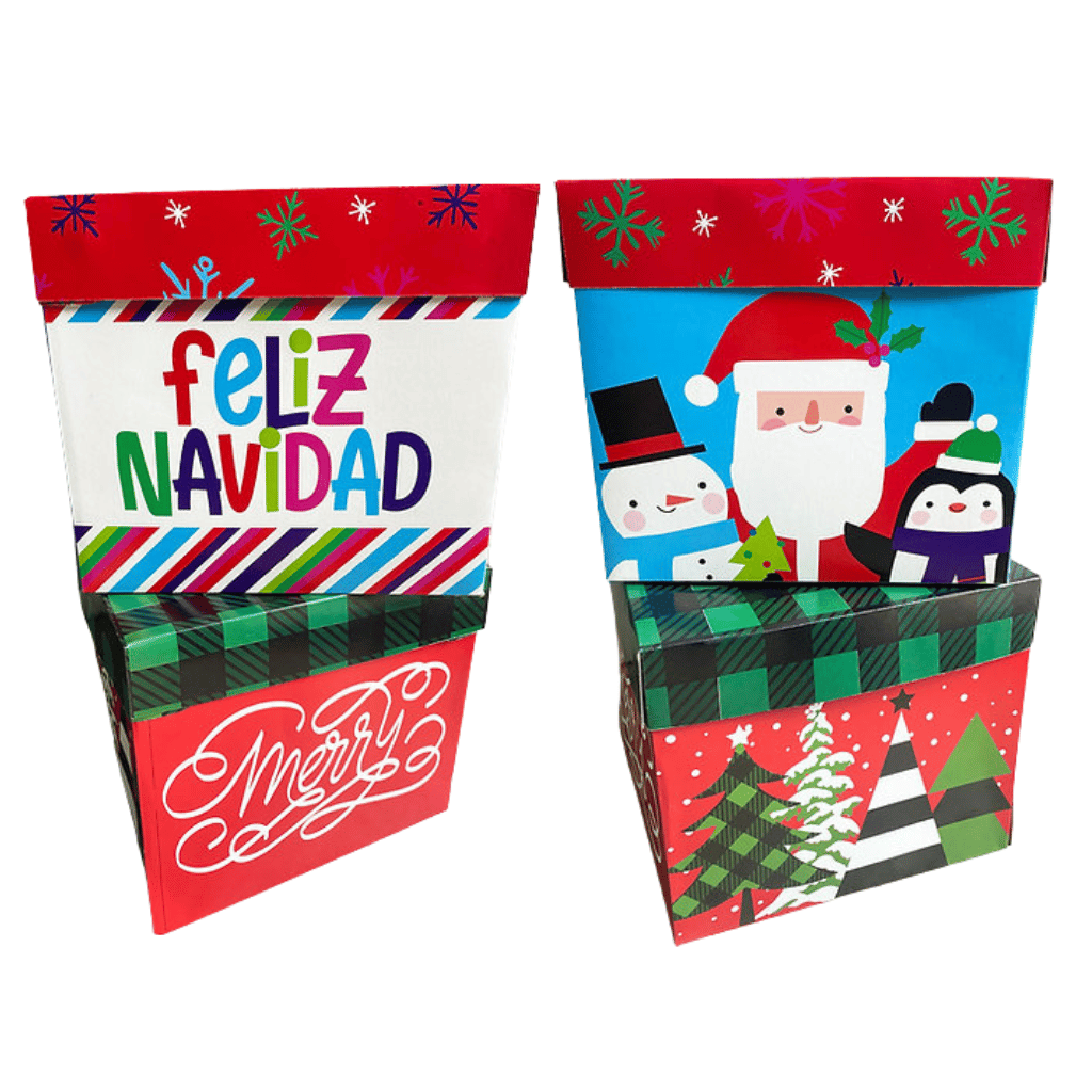 Caja cubo P XMAS