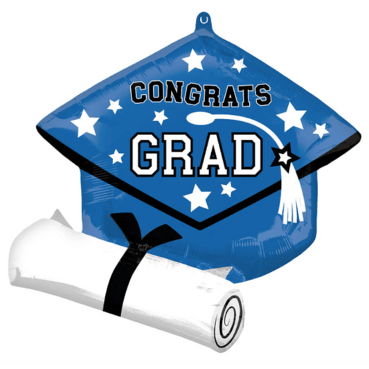 Globo 25" Birrete azul