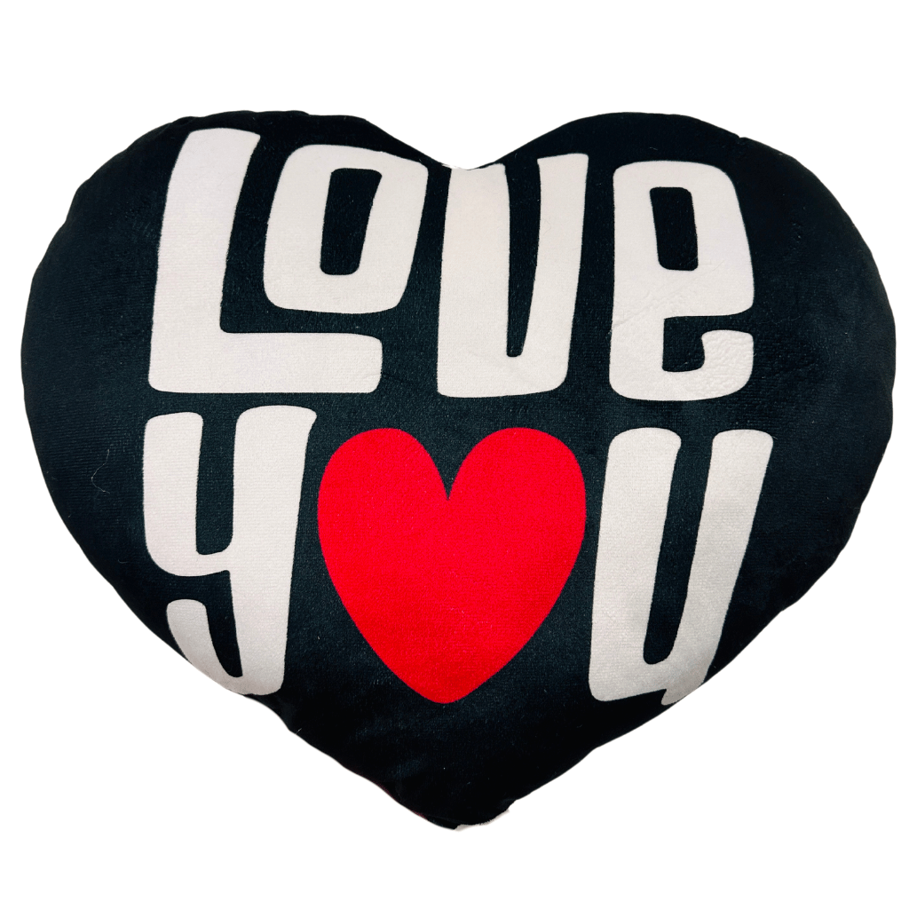 Corazón grande cojín