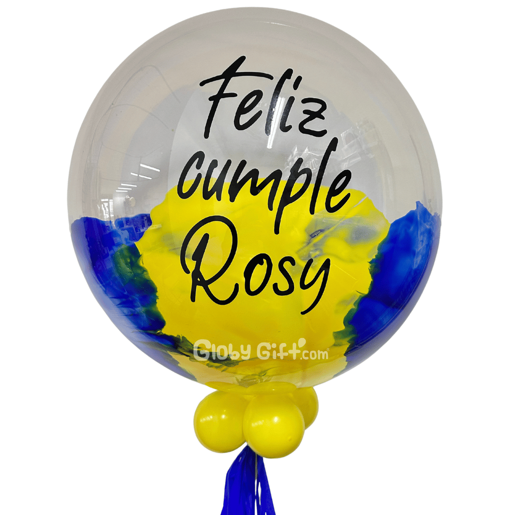 Globo burbuja personalizado futbol Tigres UANL. Servicio a domicilio en Monterrey.