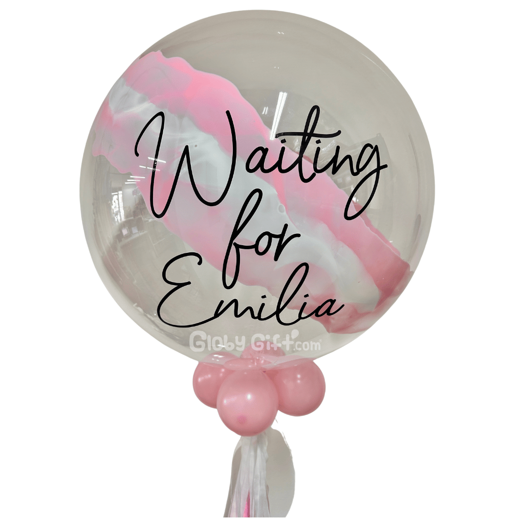 Globo bubbles burbuja con pintura personalizado con vinil servicio a domicilio en Monterrey