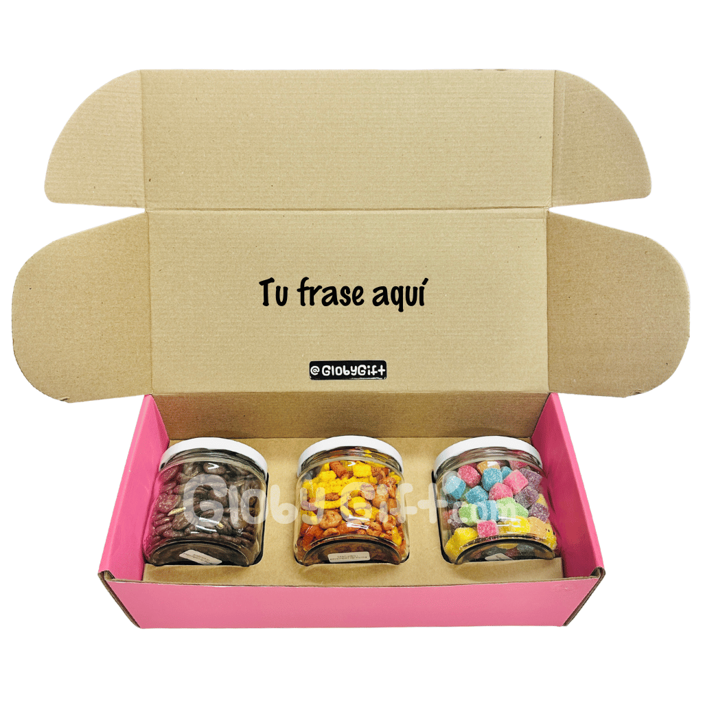 Giftbox caja de regalo candy giftbox candy box con dulces y botanas personalizada. Servicio a domicilio en Monterrey.