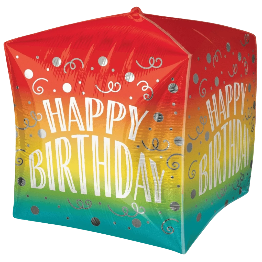 Globo cubez Cumpleaños