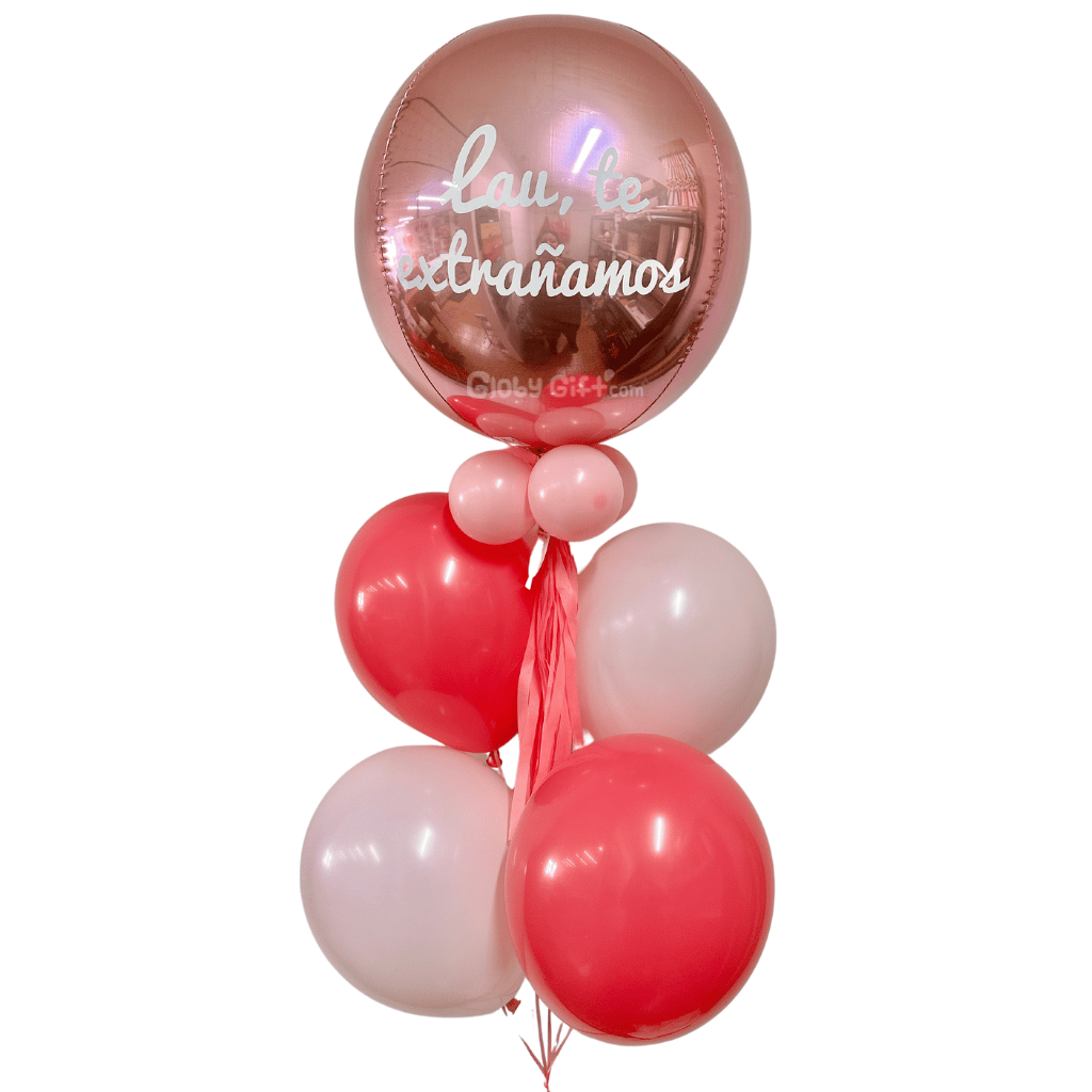 Bouquet ramillete arreglo de globos personalizado. Servicio a domicilio en Monterrey.