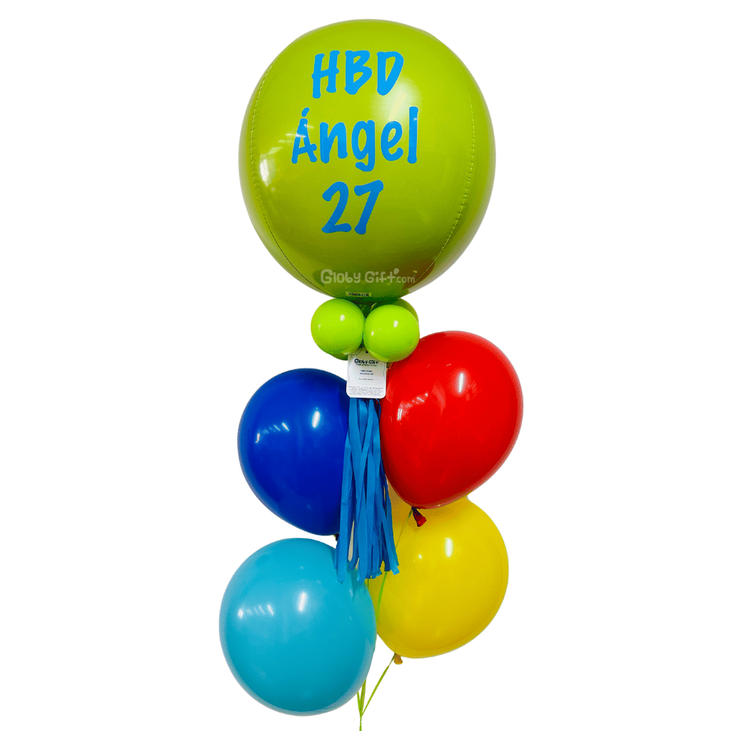 Bouquet ramillete arreglo de globos personalizado. Servicio a domicilio en Monterrey.