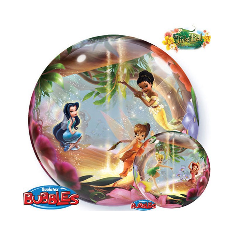 Globo burbuja 22" Campanita y hadas