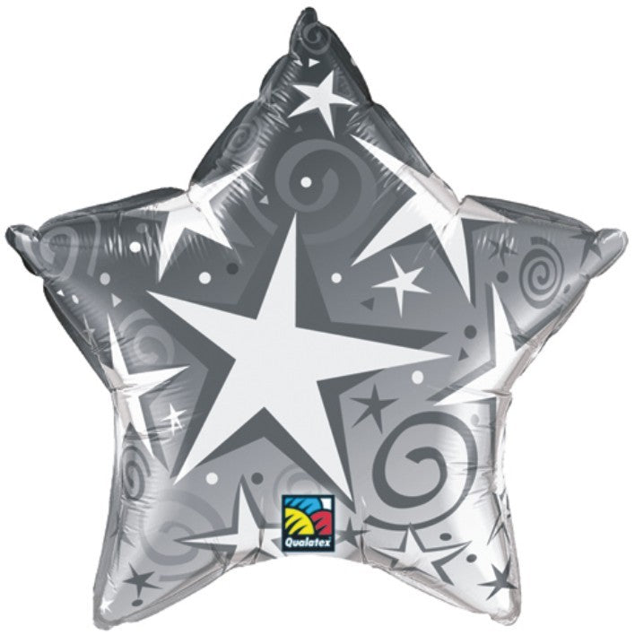 Globo 36" Estrella starblast plata