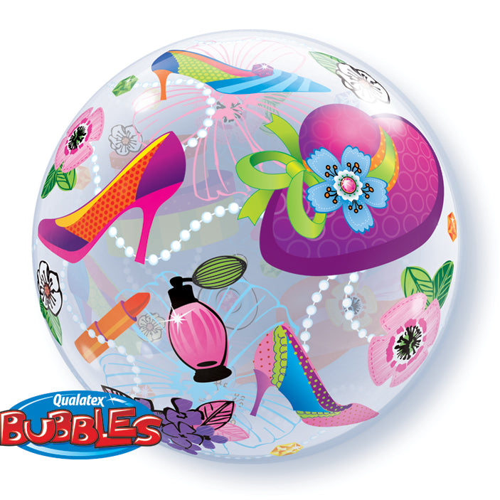 Globo burbuja 22" shopping spree