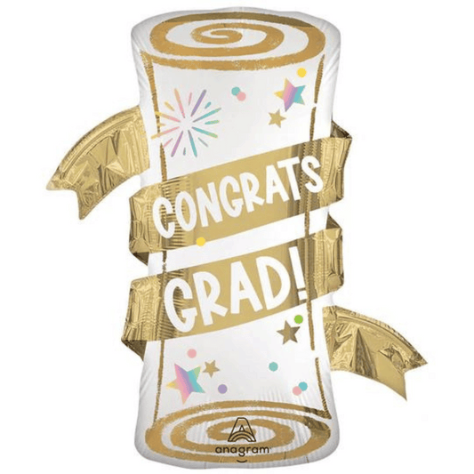 Globo 31" Satin pastel grad diploma