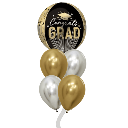 Arreglo de globos de graduación. Servicio a domicilio en Monterrey.