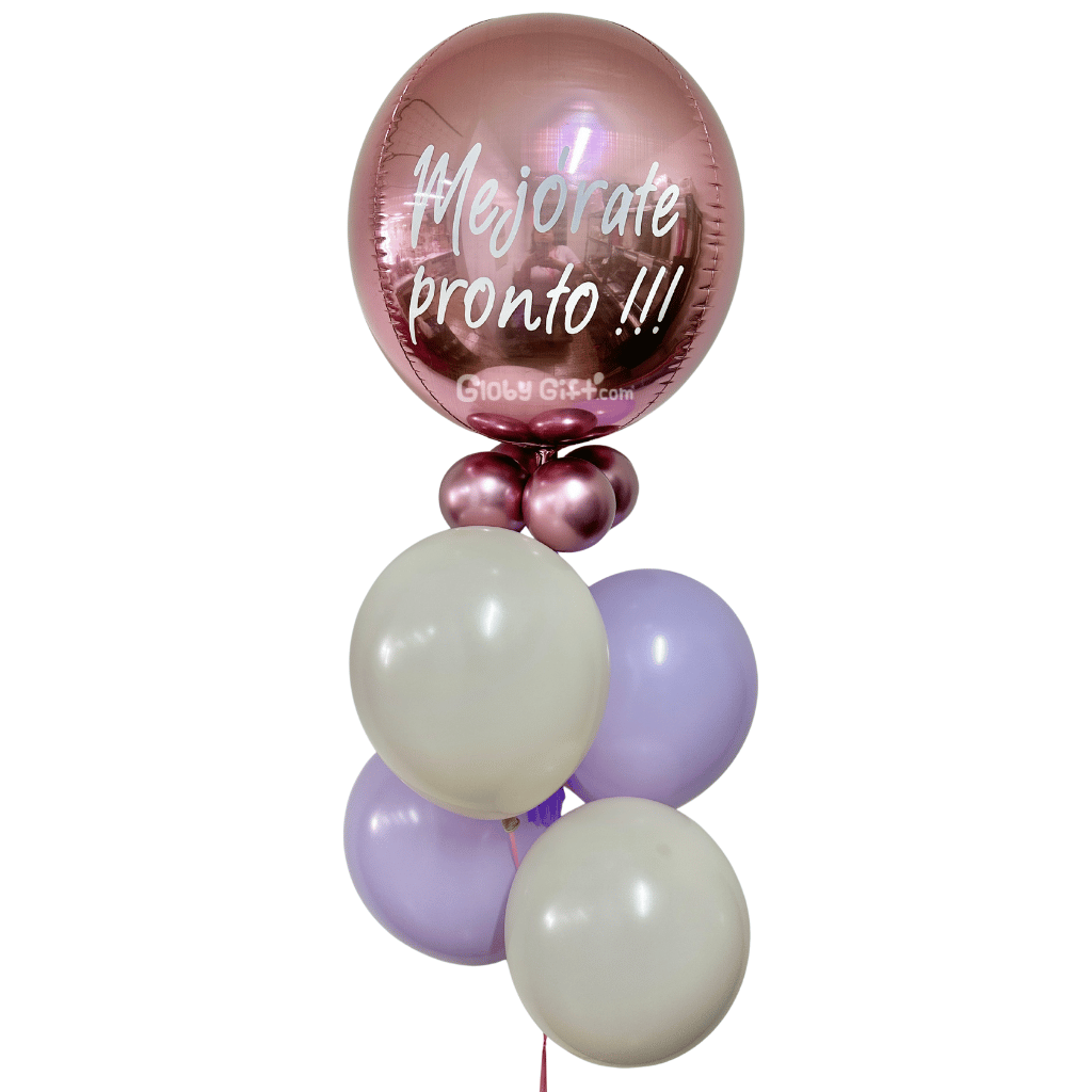 Bouquet ramillete arreglo de globos personalizado. Servicio a domicilio en Monterrey.