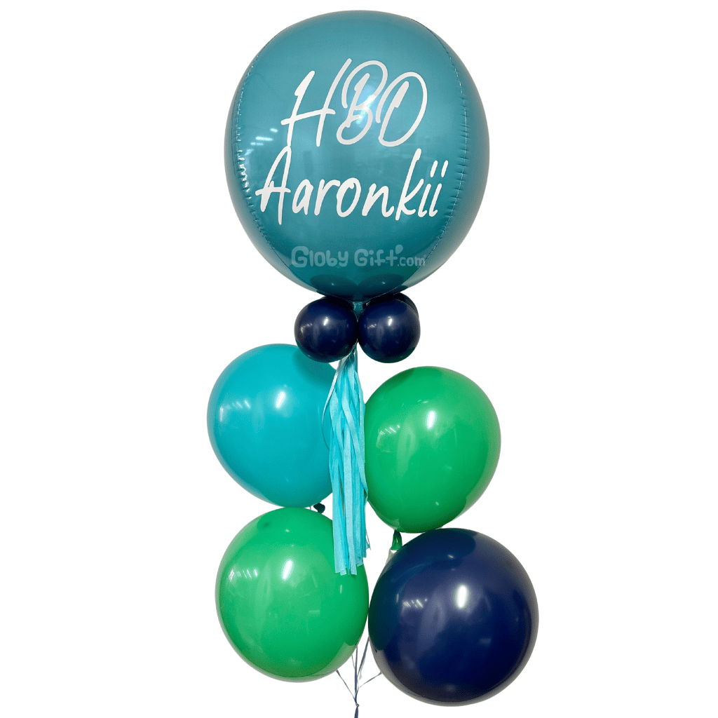 Vibrant blue bouquet