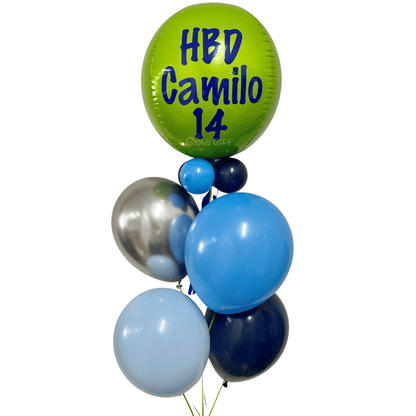 Bouquet ramillete arreglo de globos personalizado. Servicio a domicilio en Monterrey.