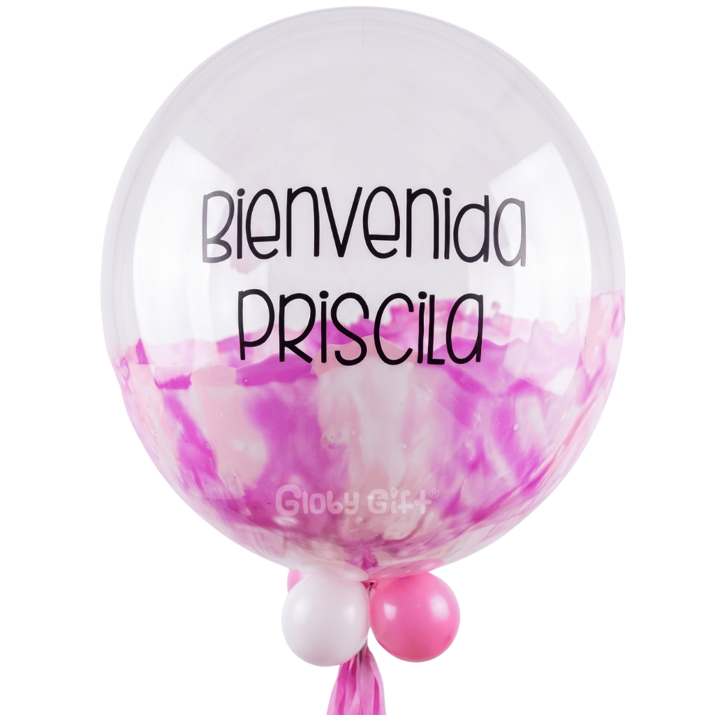 Globo bubbles burbuja con pintura personalizado con vinil servicio a domicilio en Monterrey