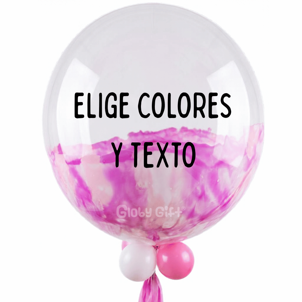 Globo burbuja 24" personalizado