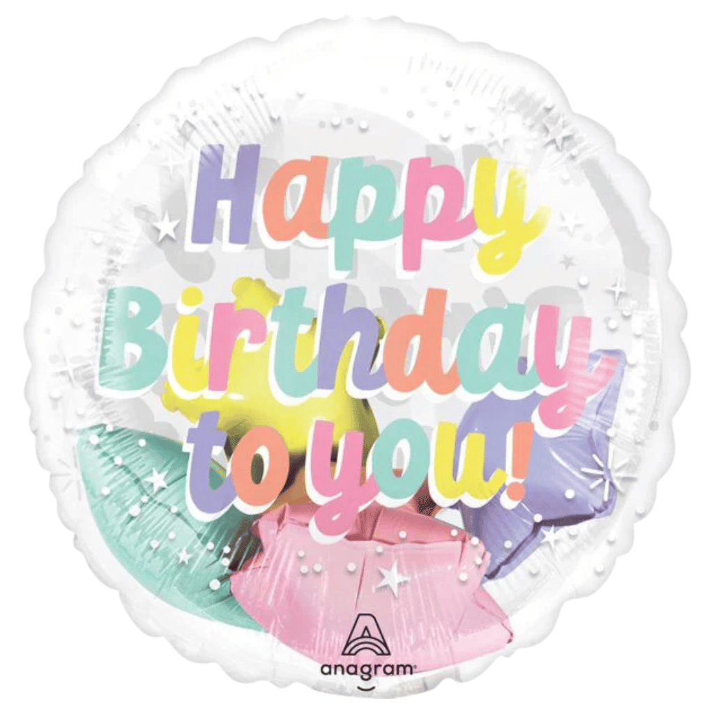 Globo 28" Insiders - Pearlized birthday