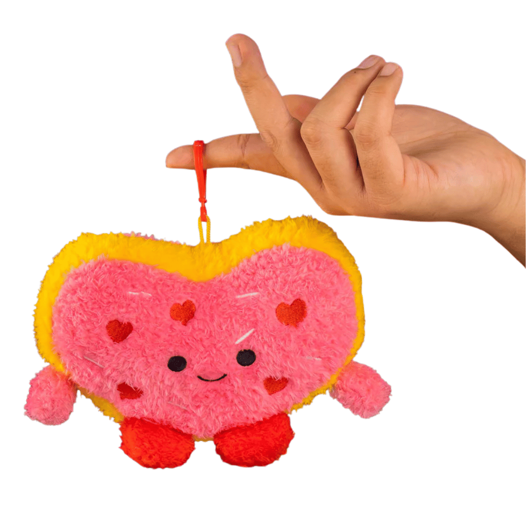 Corazón love - llavero de peluche