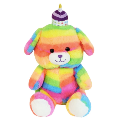 Perrito arcoíris de cumpleaños