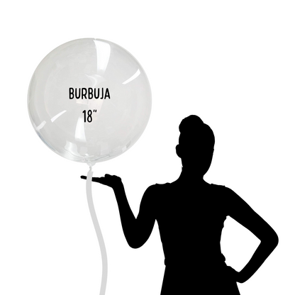 Globo burbuja 18" painterly happy birthday