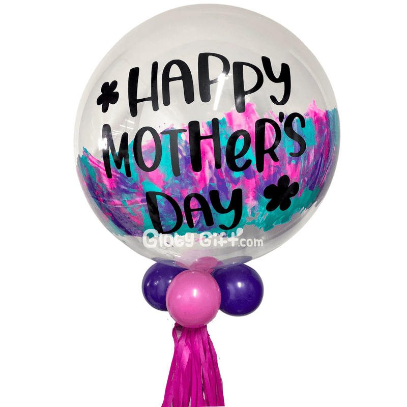 Globo burbuja pintura vinil día de las madres 10 de mayo mamá madre. Envíos entregas a domicilio en Monterrey.