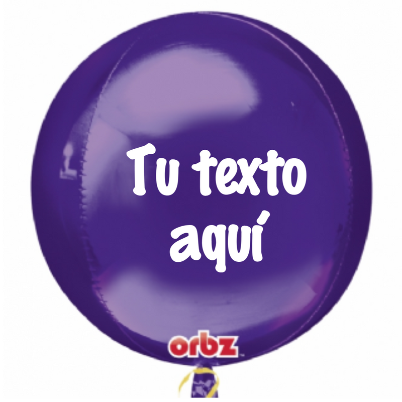 Globo orbz esfera personalizado servicio a domicilio en Monterrey