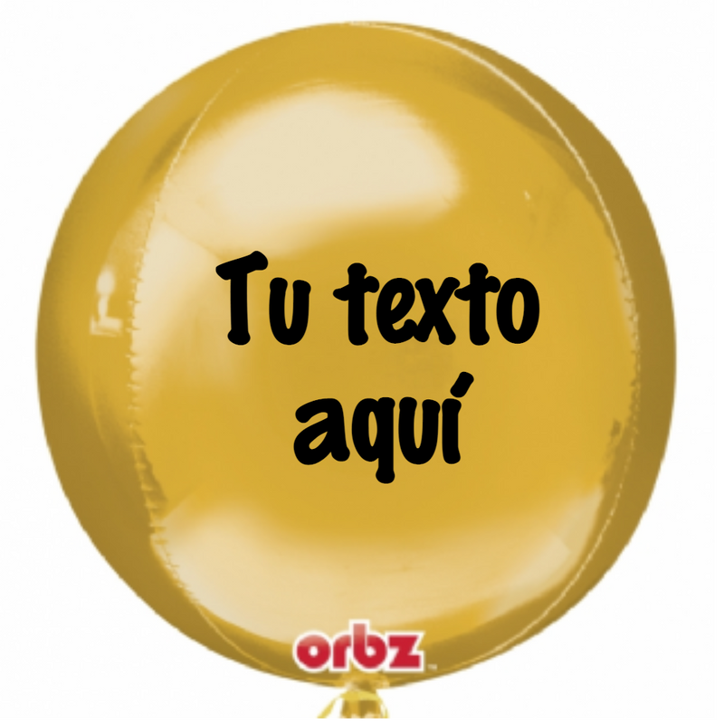 Globo orbz esfera personalizado servicio a domicilio en Monterrey