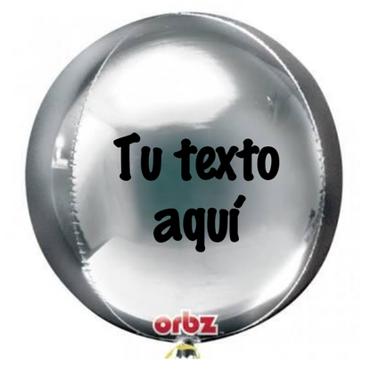 Globo orbz esfera personalizado servicio a domicilio en Monterrey