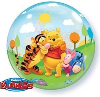 Globo burbuja 22" Winnie Pooh y amigos